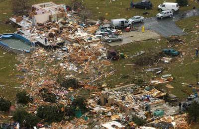 2008 Wheatland tornado destruction
